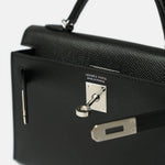 Hermès Mini Kelly 20 Black Epsom PHW
