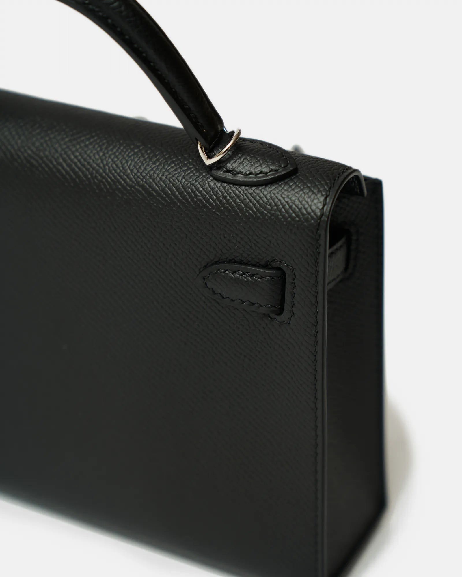 Hermès Mini Kelly 20 Black Epsom PHW