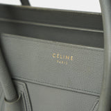 Celine Grey Mini Luggage Handbag