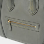 Celine Grey Mini Luggage Handbag