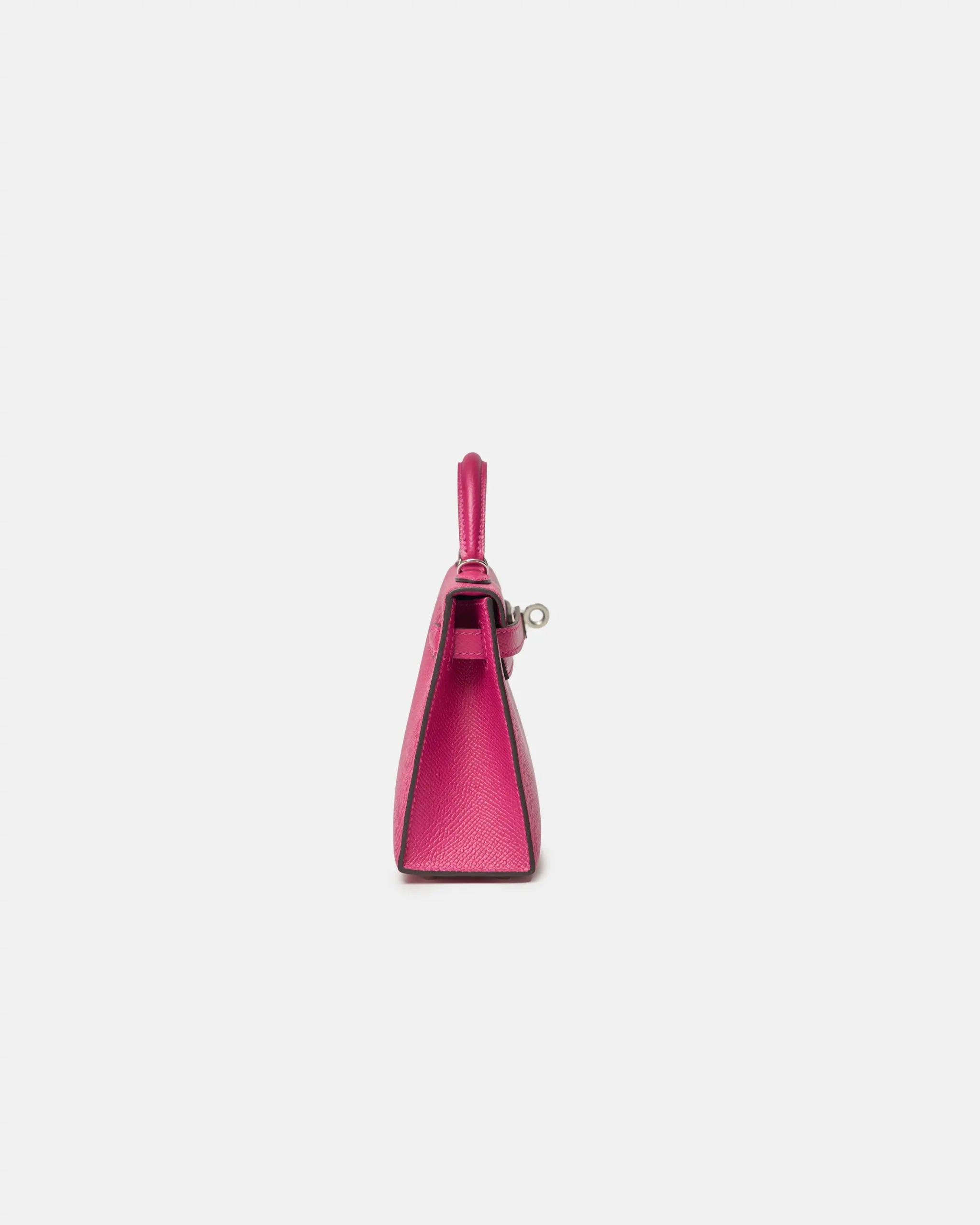 Hermès Mini Kelly 20 Rose Pourpre Epsom PHW