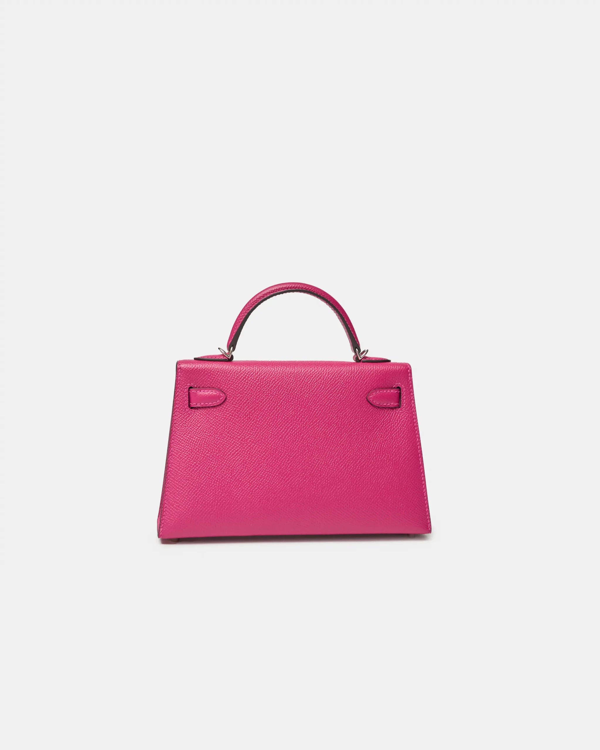 Hermès Mini Kelly 20 Rose Pourpre Epsom PHW