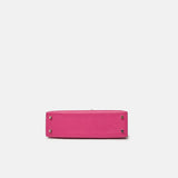 Hermès Mini Kelly 20 Rose Pourpre Epsom PHW