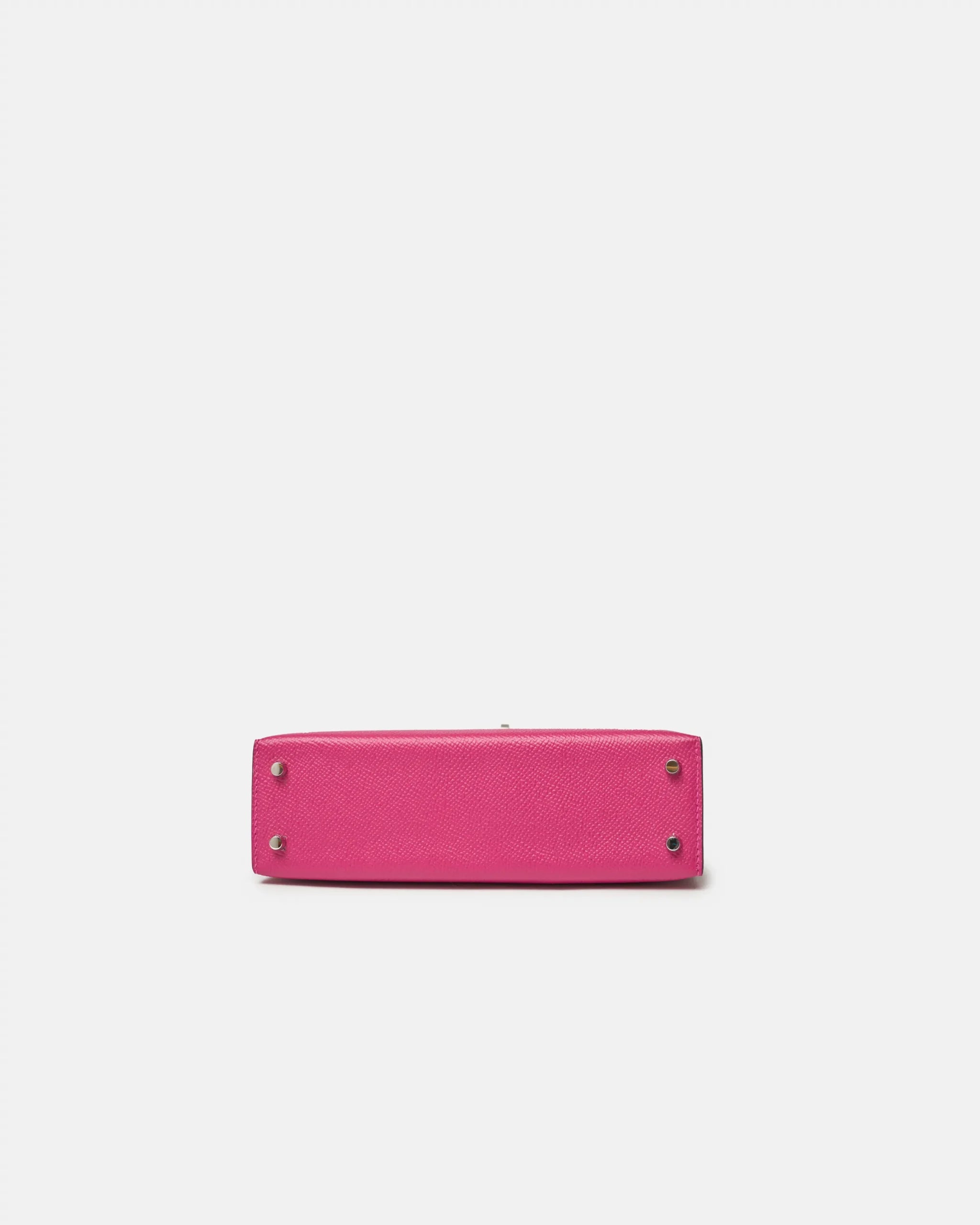 Hermès Mini Kelly 20 Rose Pourpre Epsom PHW