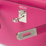 Hermès Mini Kelly 20 Rose Pourpre Epsom PHW