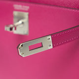 Hermès Mini Kelly 20 Rose Pourpre Epsom PHW