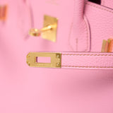 Hermès Birkin 25 Togo Bubblegum GHW