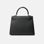 Hermès Kelly 25 Black Epsom GHW