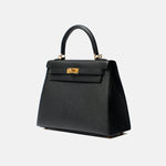 Hermès Kelly 25 Black Epsom GHW