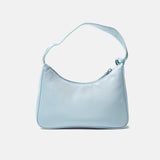 Prada Re-edition 2000 Silver Blue Hobo Bag