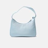 Prada Re-edition 2000 Silver Blue Hobo Bag