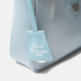 Prada Re-edition 2000 Silver Blue Hobo Bag