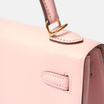 Hermès Kelly 25 Rose Sakura Chevre Mysore GHW