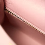 Hermès Kelly 25 Rose Sakura Chevre Mysore GHW