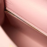 Hermès Kelly 25 Rose Sakura Chevre Mysore GHW