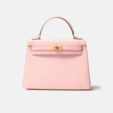Hermès Kelly 25 Rose Sakura Chevre Mysore GHW