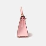 Hermès Kelly 25 Rose Sakura Chevre Mysore GHW