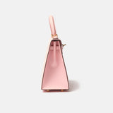Hermès Kelly 25 Rose Sakura Chevre Mysore GHW