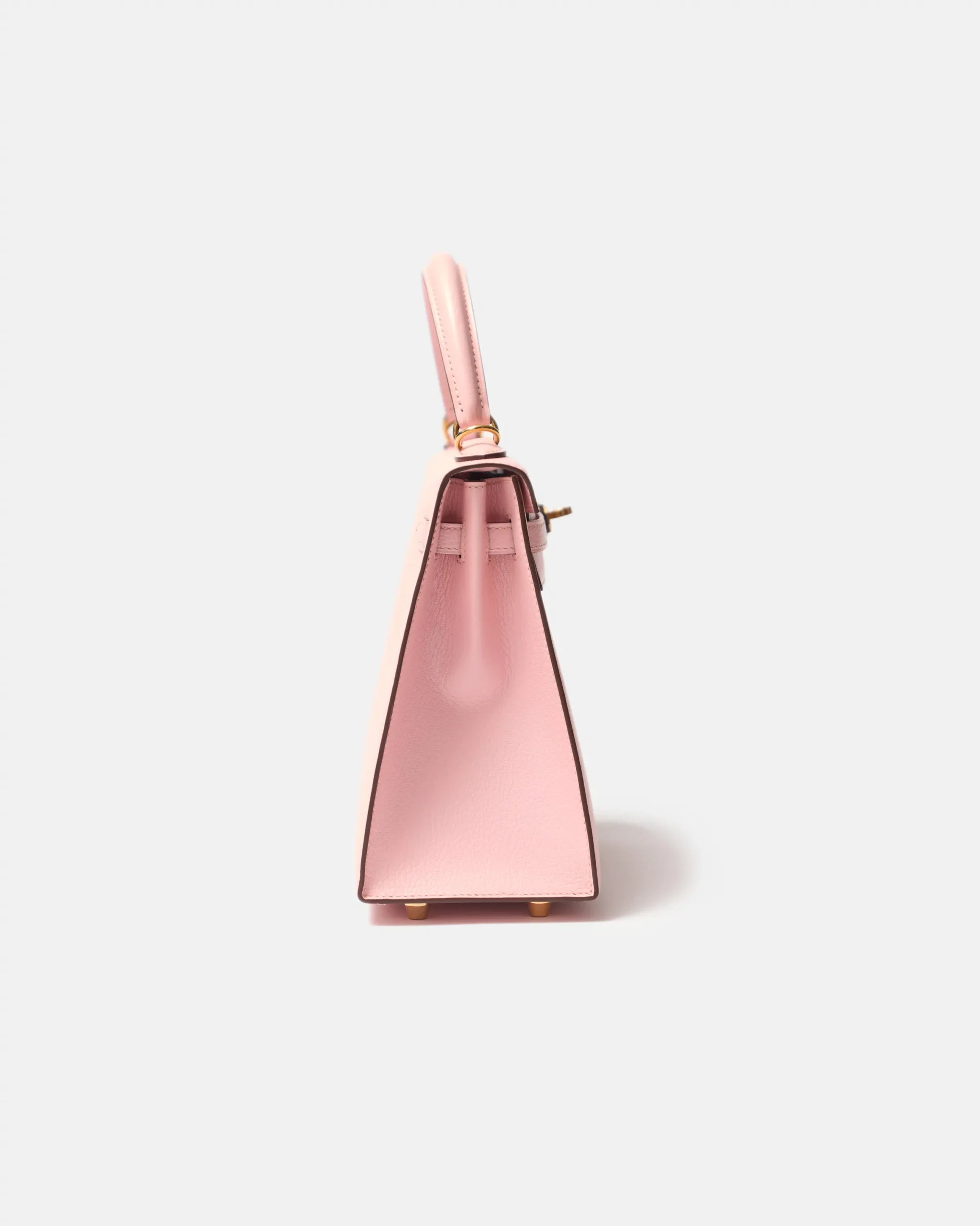 Hermès Kelly 25 Rose Sakura Chevre Mysore GHW