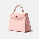 Hermès Kelly 25 Rose Sakura Chevre Mysore GHW