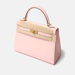 Hermès Kelly 25 Rose Sakura Chevre Mysore GHW