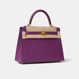 Hermès Kelly 25 Anemone Epsom GHW