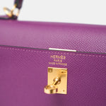 Hermès Kelly 25 Anemone Epsom GHW