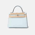 Hermès Kelly 25 Bleu Brume Epsom PHW