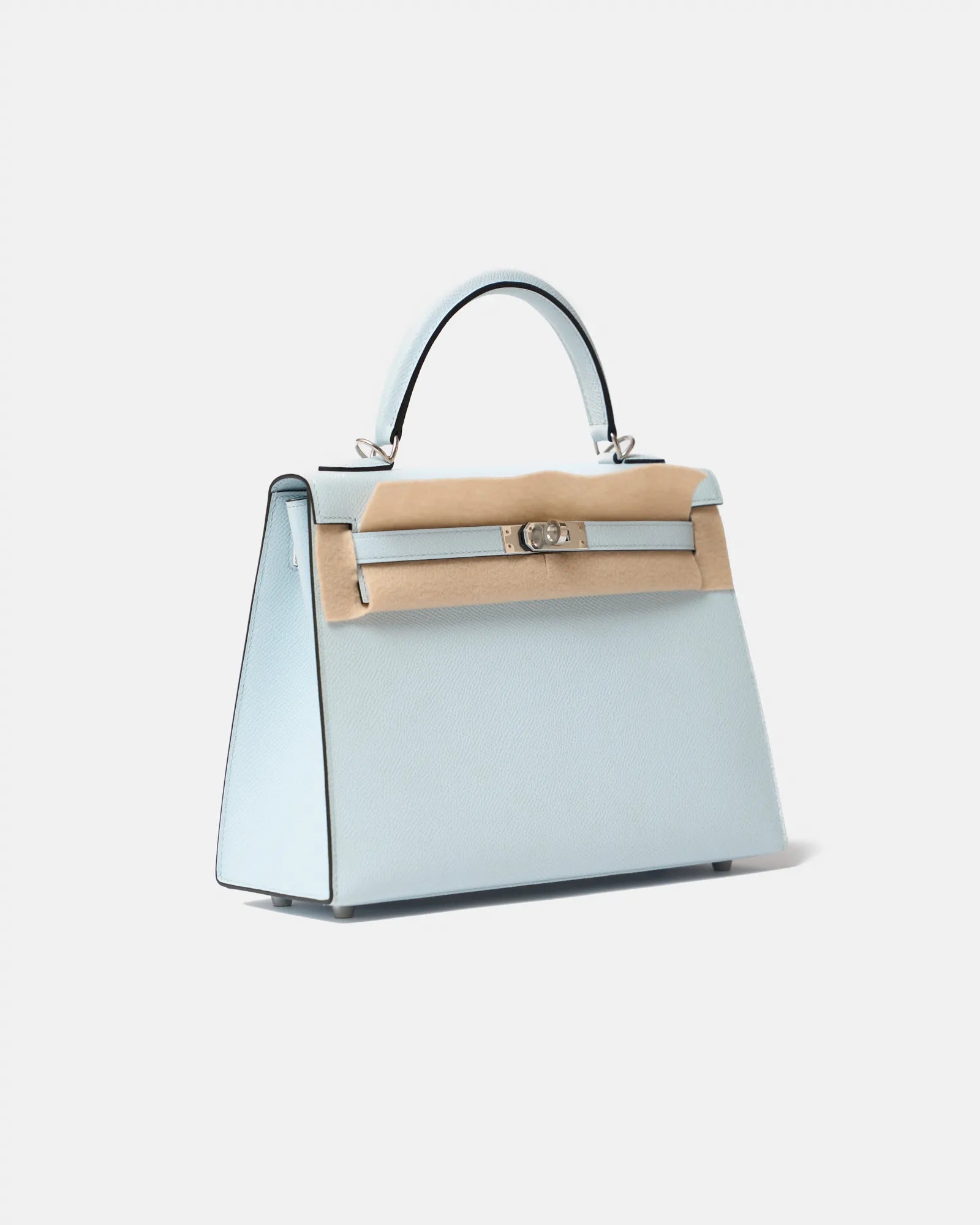 Hermès Kelly 25 Bleu Brume Epsom PHW