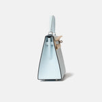 Hermès Kelly 25 Bleu Brume Epsom PHW