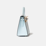 Hermès Kelly 25 Bleu Brume Epsom PHW