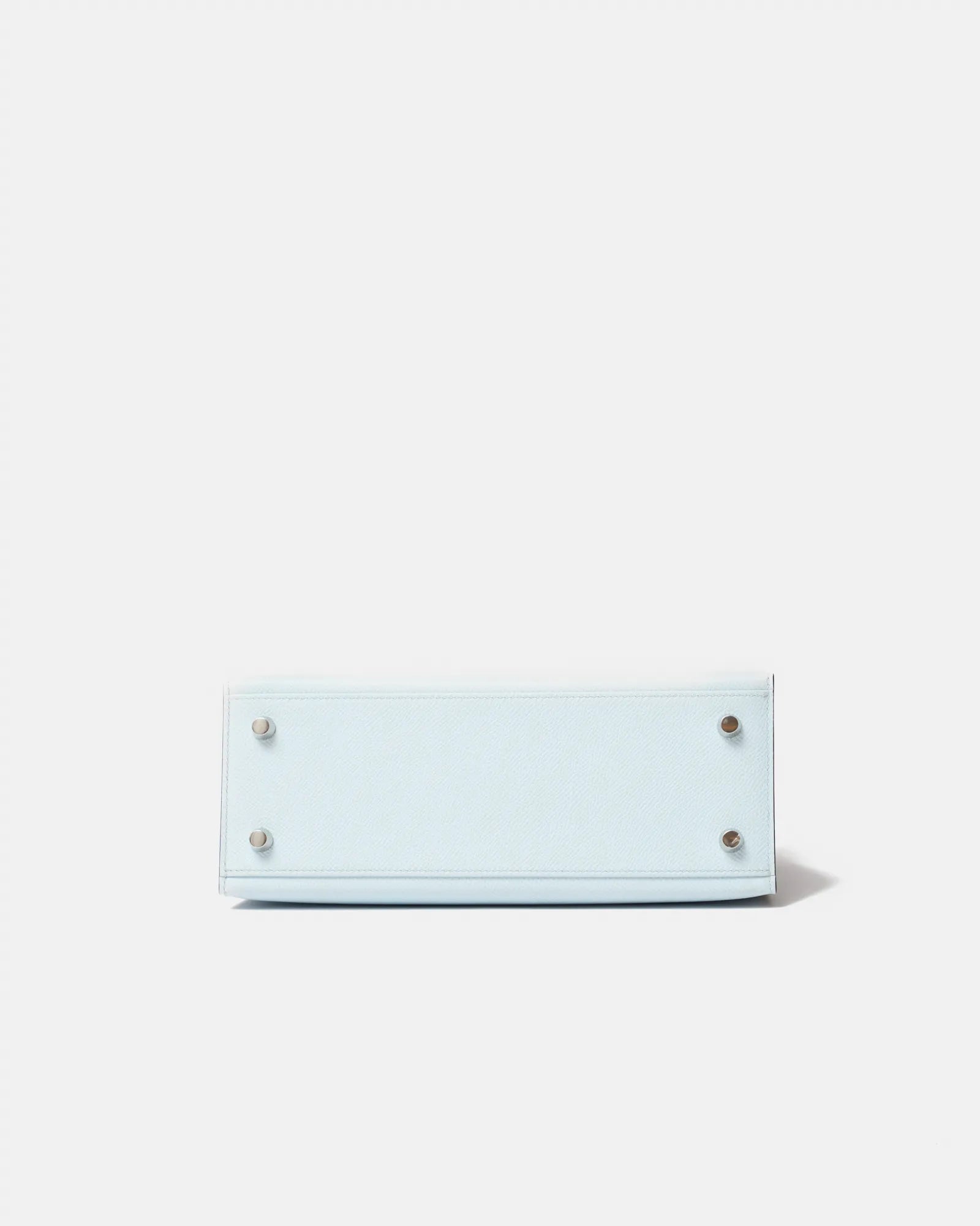 Hermès Kelly 25 Bleu Brume Epsom PHW