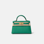 Hermès Mini Kelly 20 Vert Vertigo Epsom GHW