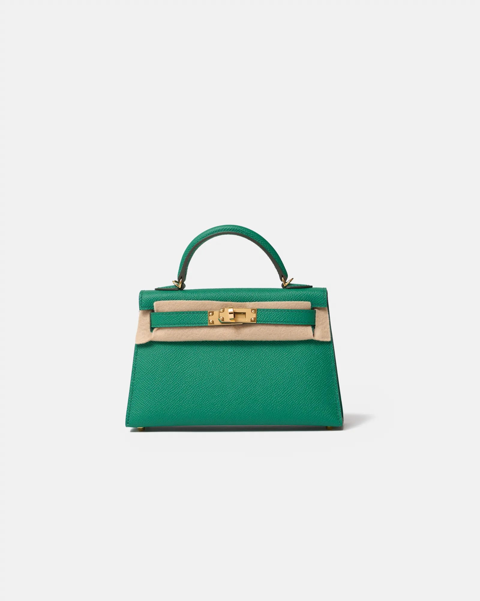 Hermès Mini Kelly 20 Vert Vertigo Epsom GHW
