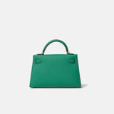 Hermès Mini Kelly 20 Vert Bamboo Epsom GHW