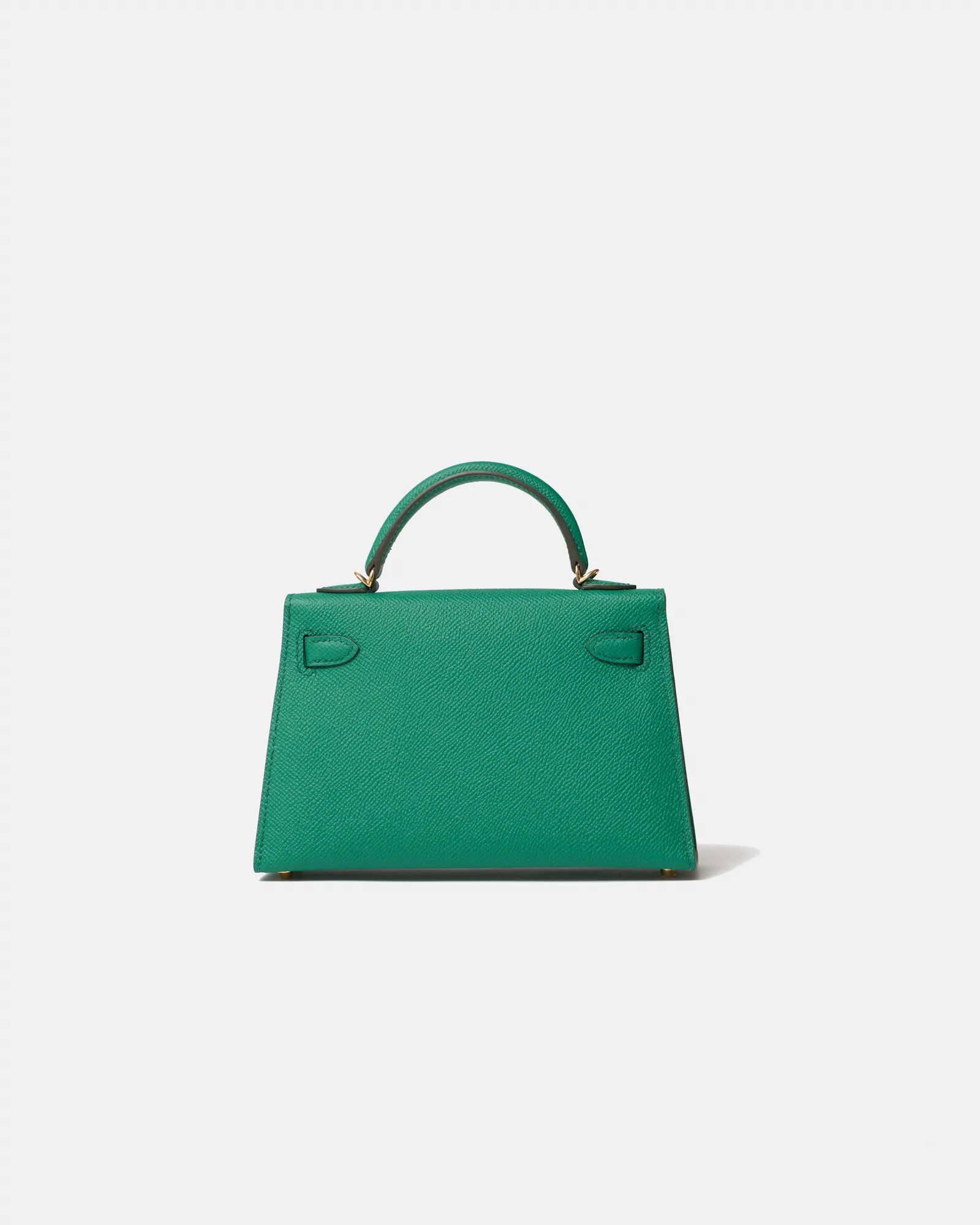 Hermès Mini Kelly 20 Vert Bamboo Epsom GHW
