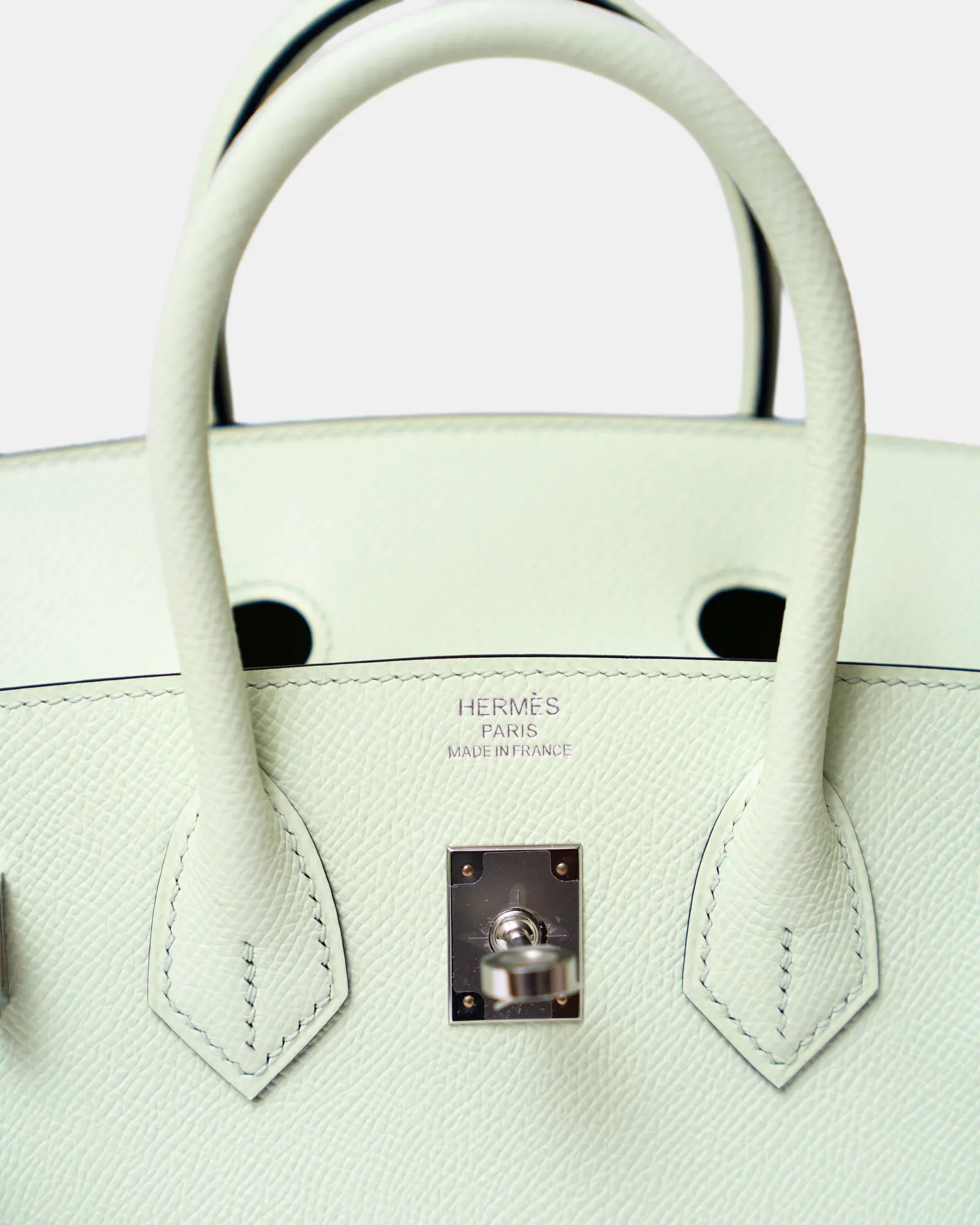Hermès Birkin Sellier 25  Vert Fizz Epsom PHW