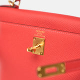 Hermès Kelly 25 Rose Jaipur Epsom GHW