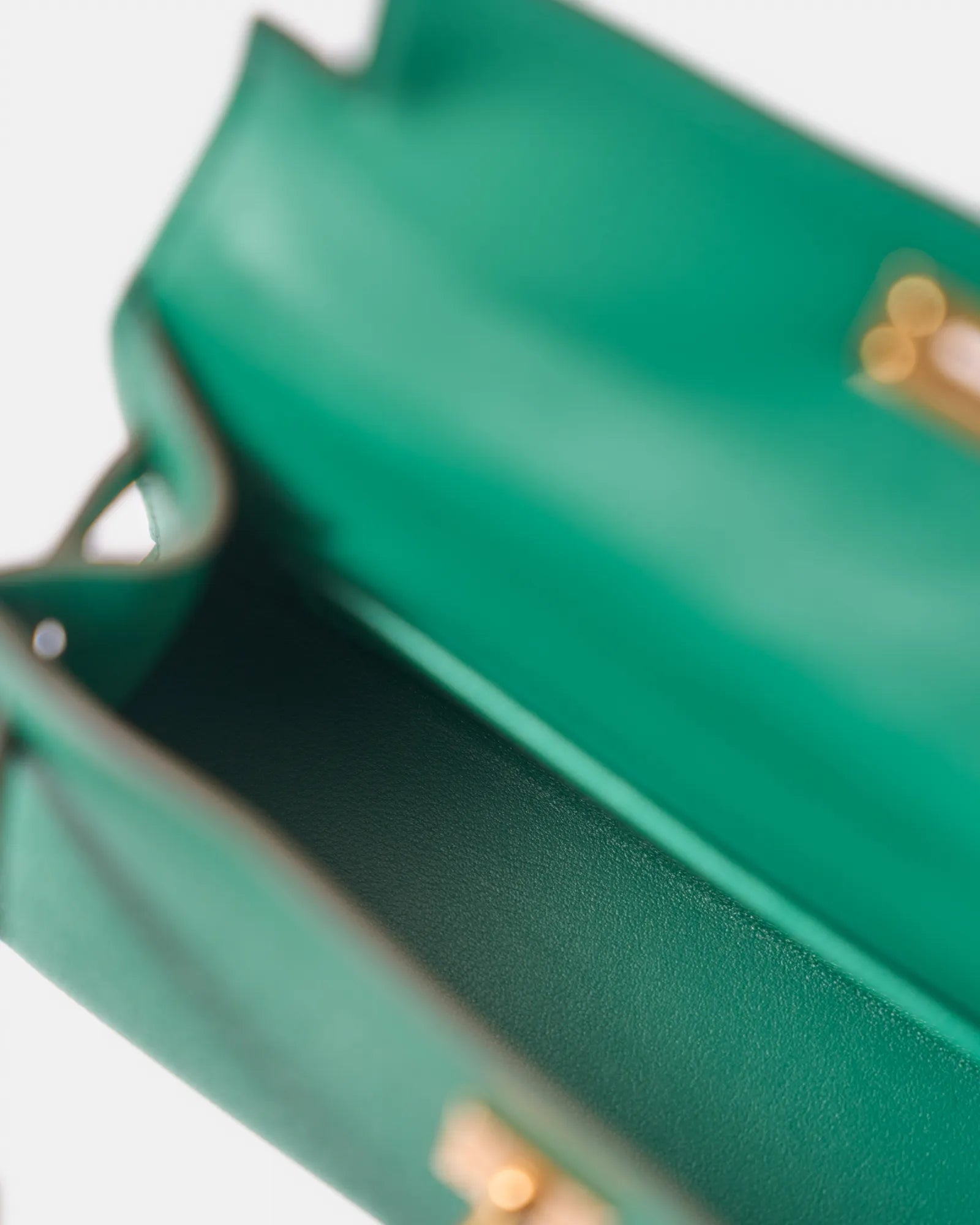 Hermès Mini Kelly 20 Vert Bamboo Epsom GHW