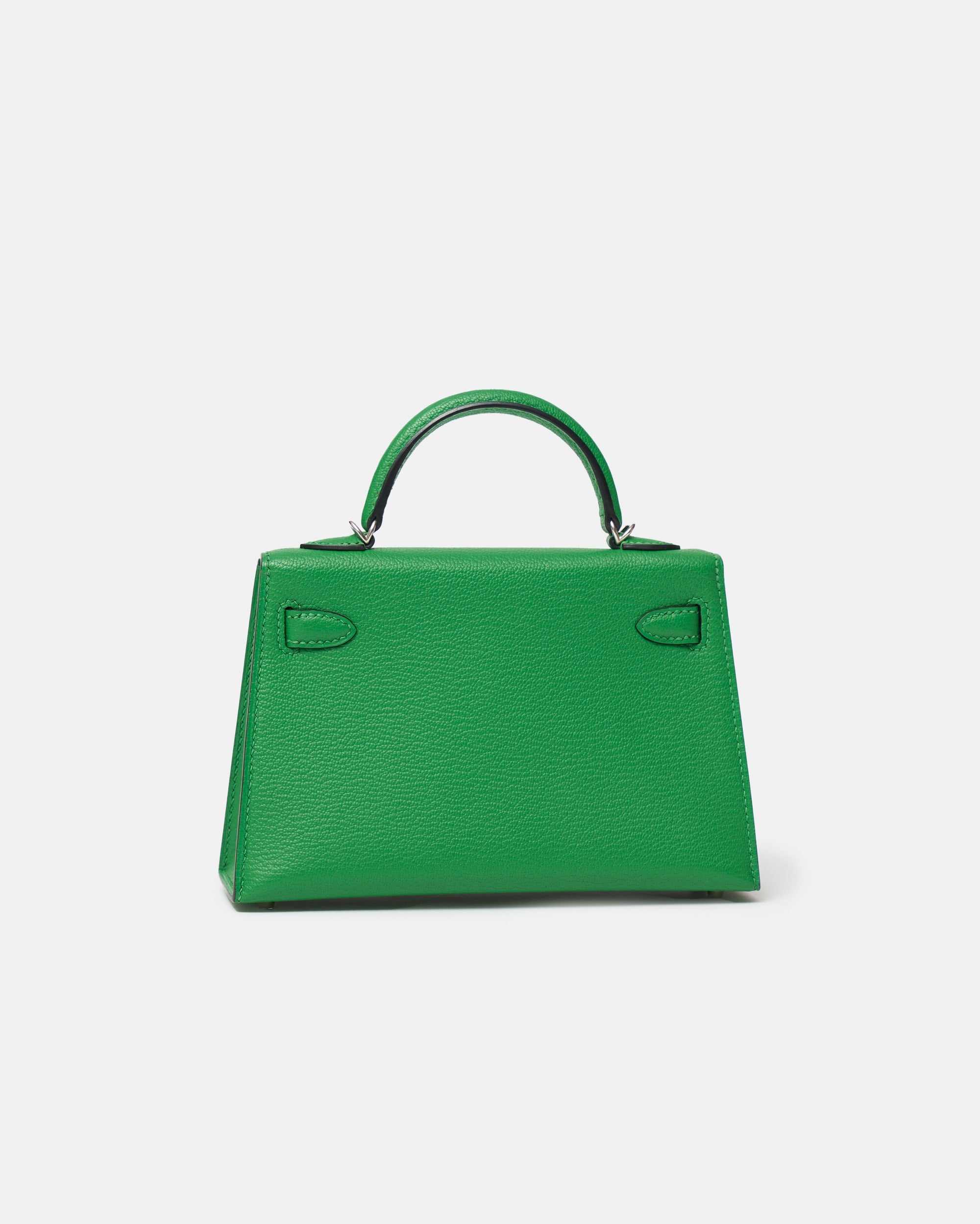 Hermès Mini Kelly 20 Bambou Chevre Mysore PHW