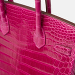 Hermès Birkin 30 Rose Scheherezade Crocodile GHW