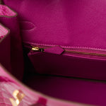Hermès Birkin 30 Rose Scheherezade Crocodile GHW