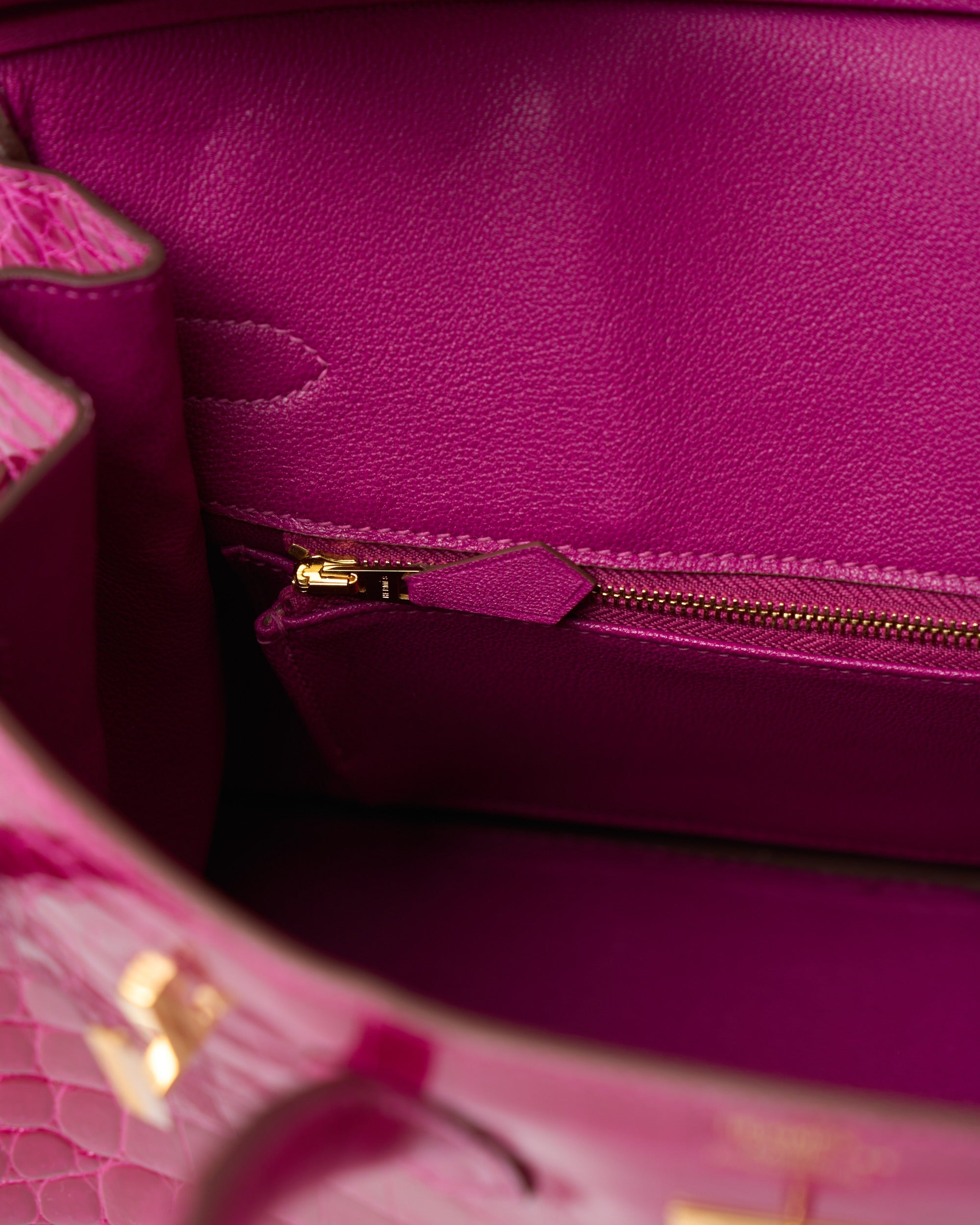 Hermès Birkin 30 Rose Scheherezade Crocodile GHW