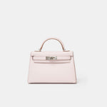 Hermès Mini Kelly 20 Mauve Pale Chevre Mysore PHW