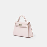 Hermès Mini Kelly 20 Mauve Pale Chevre Mysore PHW