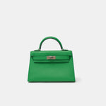 Hermès Mini Kelly 20 Bambou Chèvre Mysore PHW