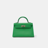 Hermès Mini Kelly 20 Bambou Chèvre Mysore PHW