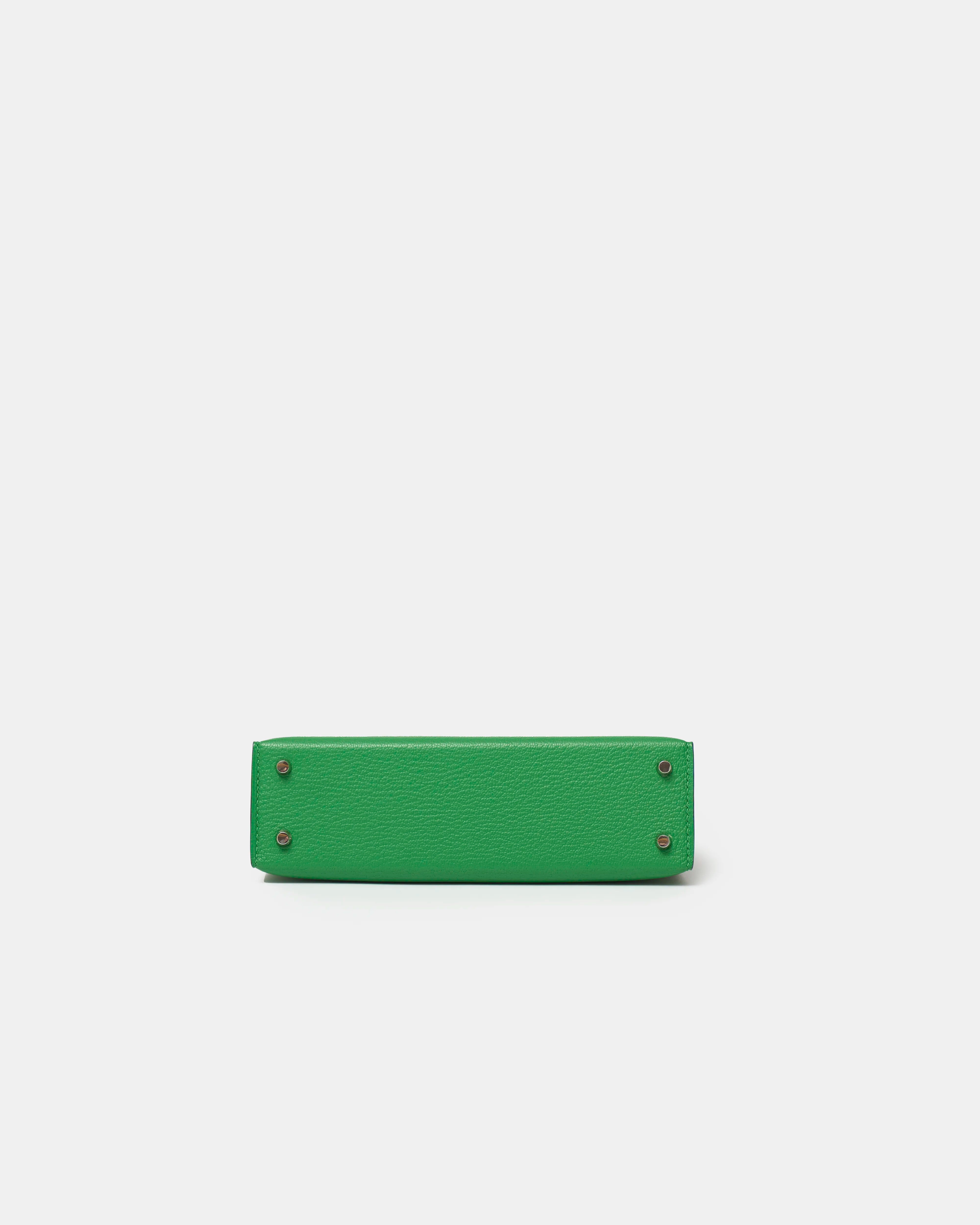 Hermès Mini Kelly 20 Bambou Chèvre Mysore PHW