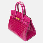 Hermès Birkin 30 Rose Scheherezade Crocodile GHW