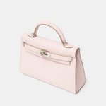 Hermès Mini Kelly 20 Mauve Pale Chevre Mysore PHW